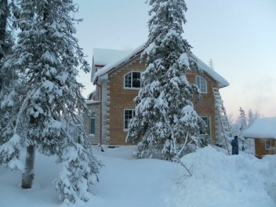 Кирпичный дома